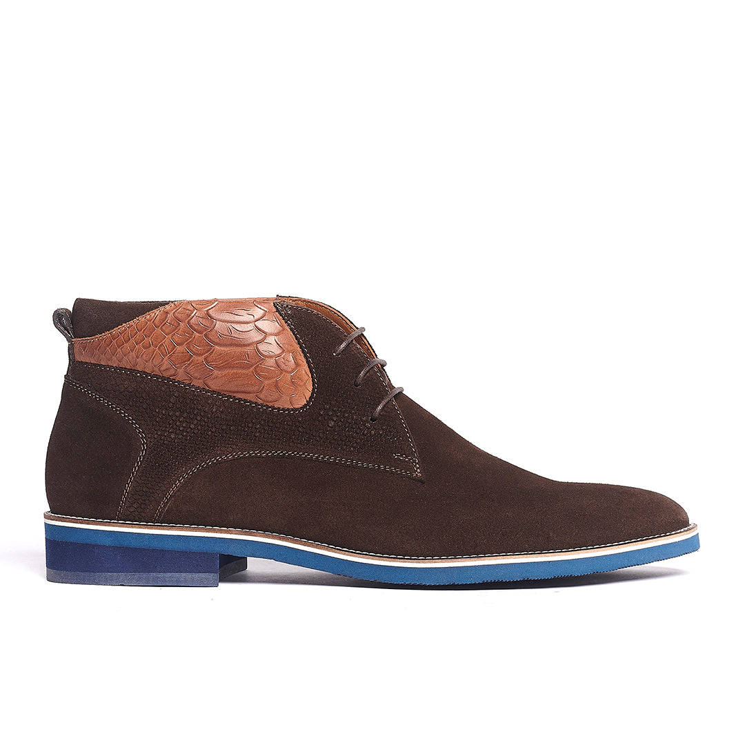 BOTÍN CHUKKA MORELLO BROWN PARA HOMBRE