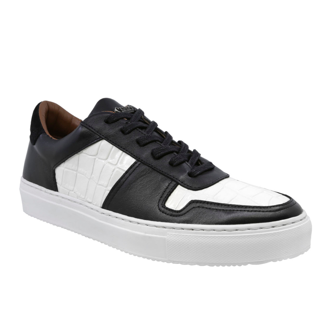 SNEAKER DECK NEGRO-BLANCO PARA HOMBRE