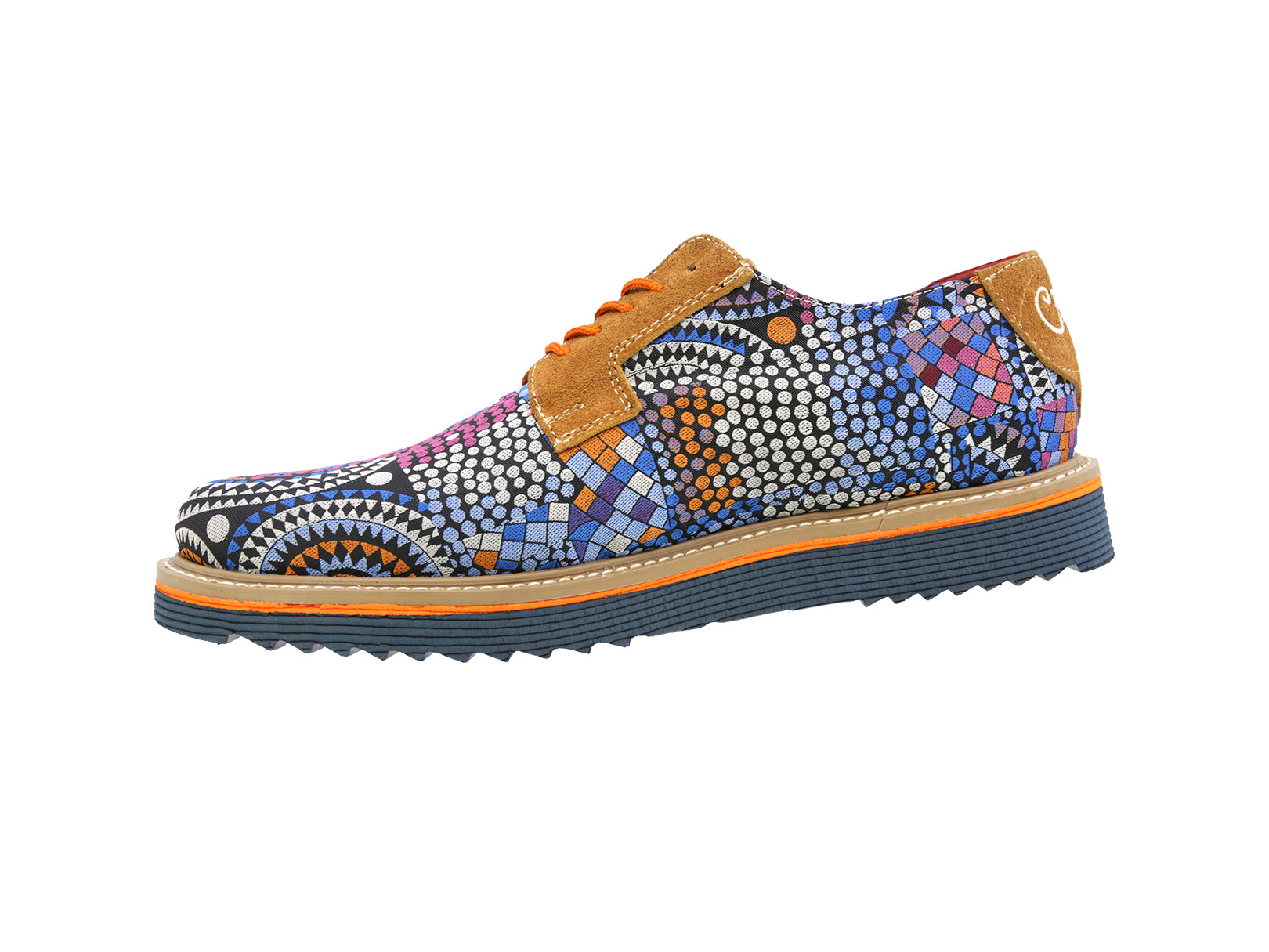 Zapato Oxford Artesanal Gaudí Multicolor para Hombre