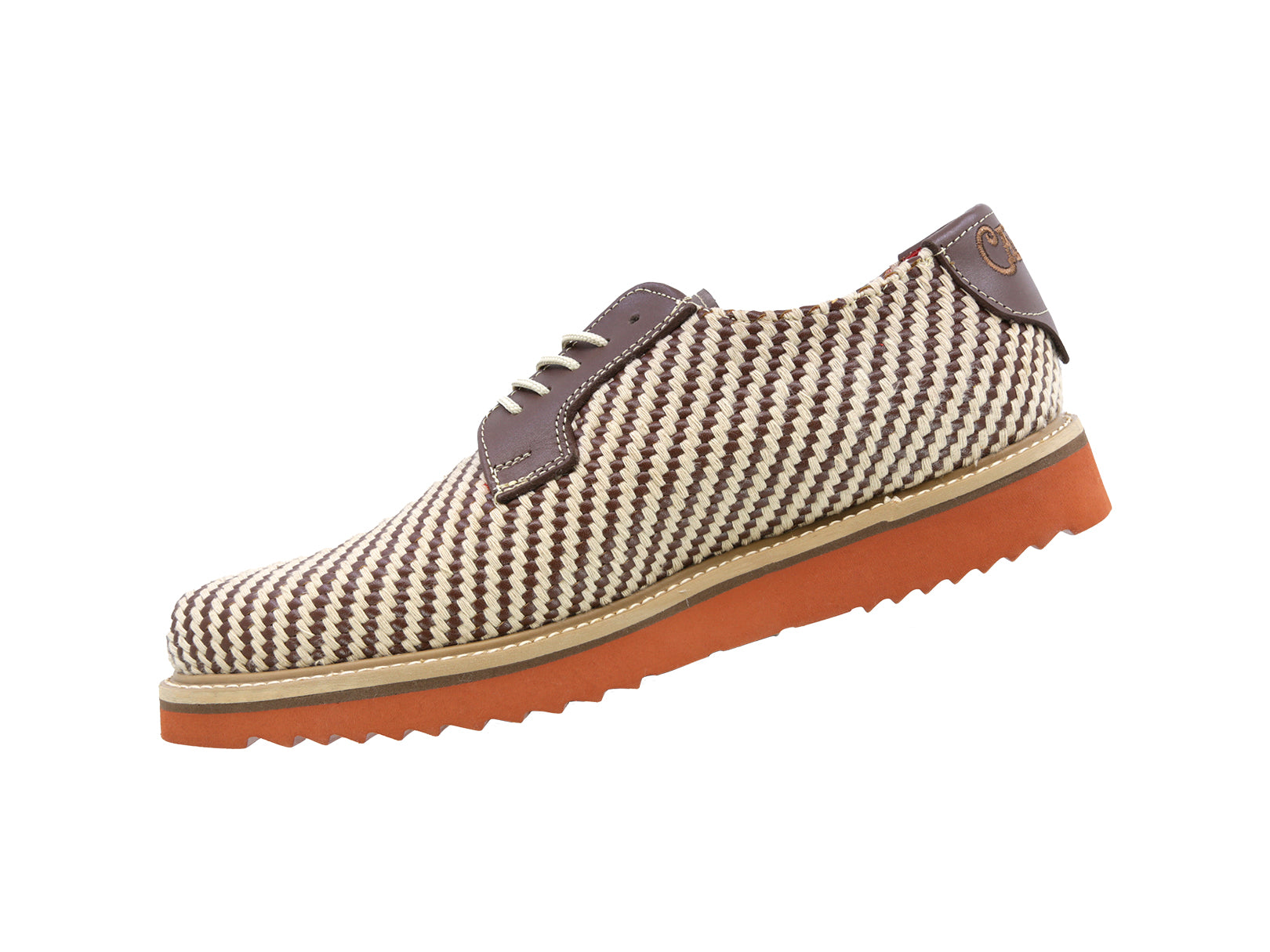 Zapato Oxford Artesanal Wellinton Beige para Hombre