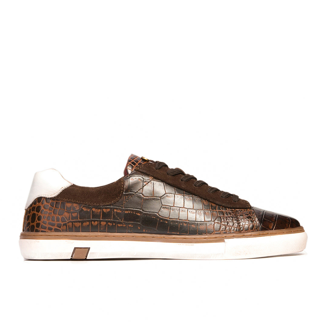 SNEAKER WALKER REPTILE BROWN PARA HOMBRE