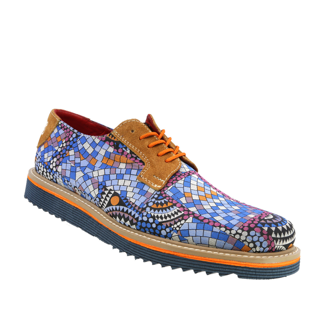 Zapato Oxford Artesanal Gaudí Multicolor para Hombre