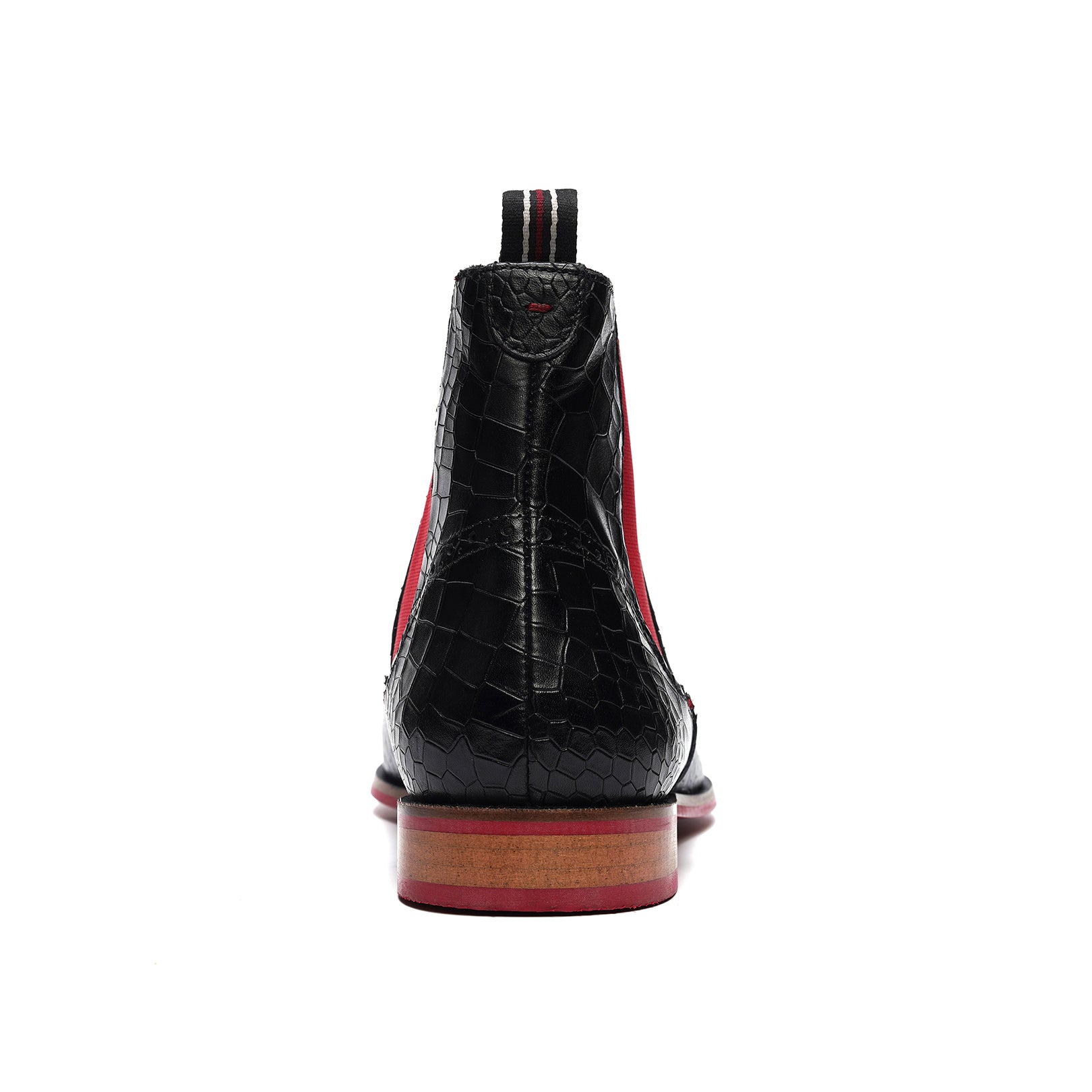 BOTÍN CHELSEA MANTRA CROCO BLACK PARA HOMBRE