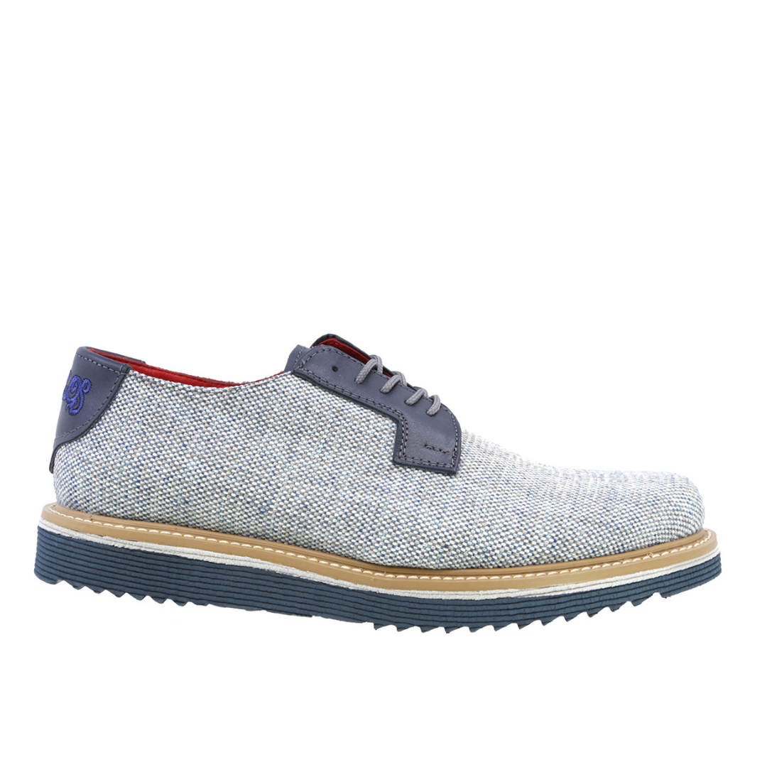Zapato Oxford Artesanal Vilvir Azul para Hombre
