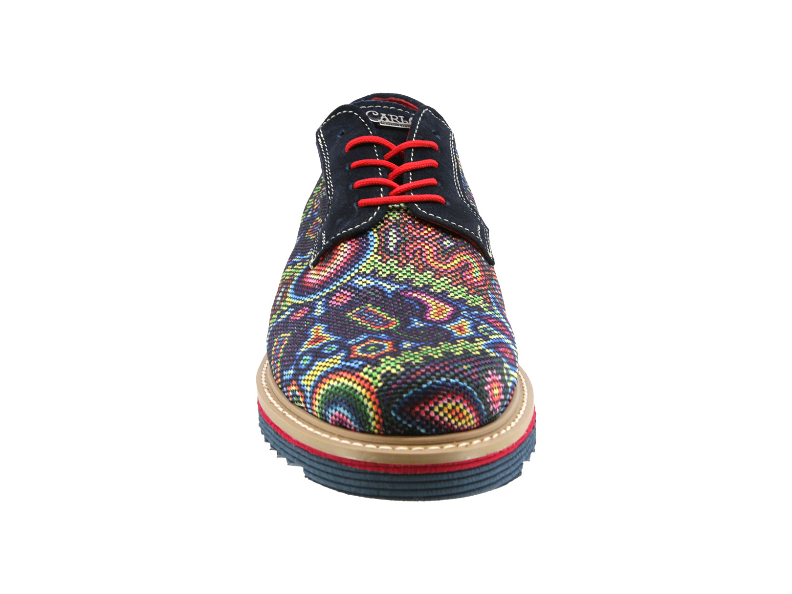 Zapato Oxford Artesanal Huichol para Hombre.