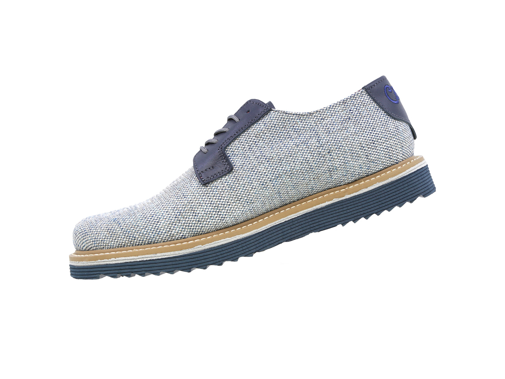 Zapato Oxford Artesanal Vilvir Azul para Hombre